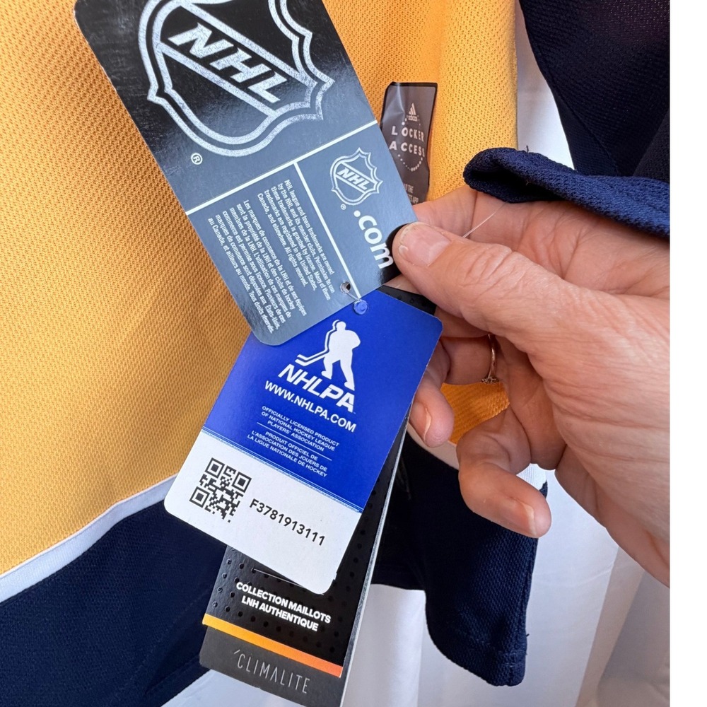 NWT Adidas Nashville Predators P.K.‎ Subban #76 Climalite NHL Jersey Men's 50 - Picture 12 of 16